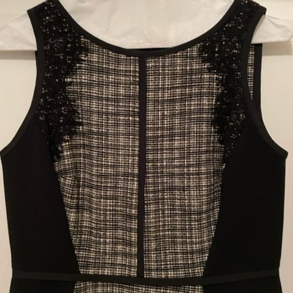 Loft size 2P fitted professional dress in black and white - Picture 5 of 8